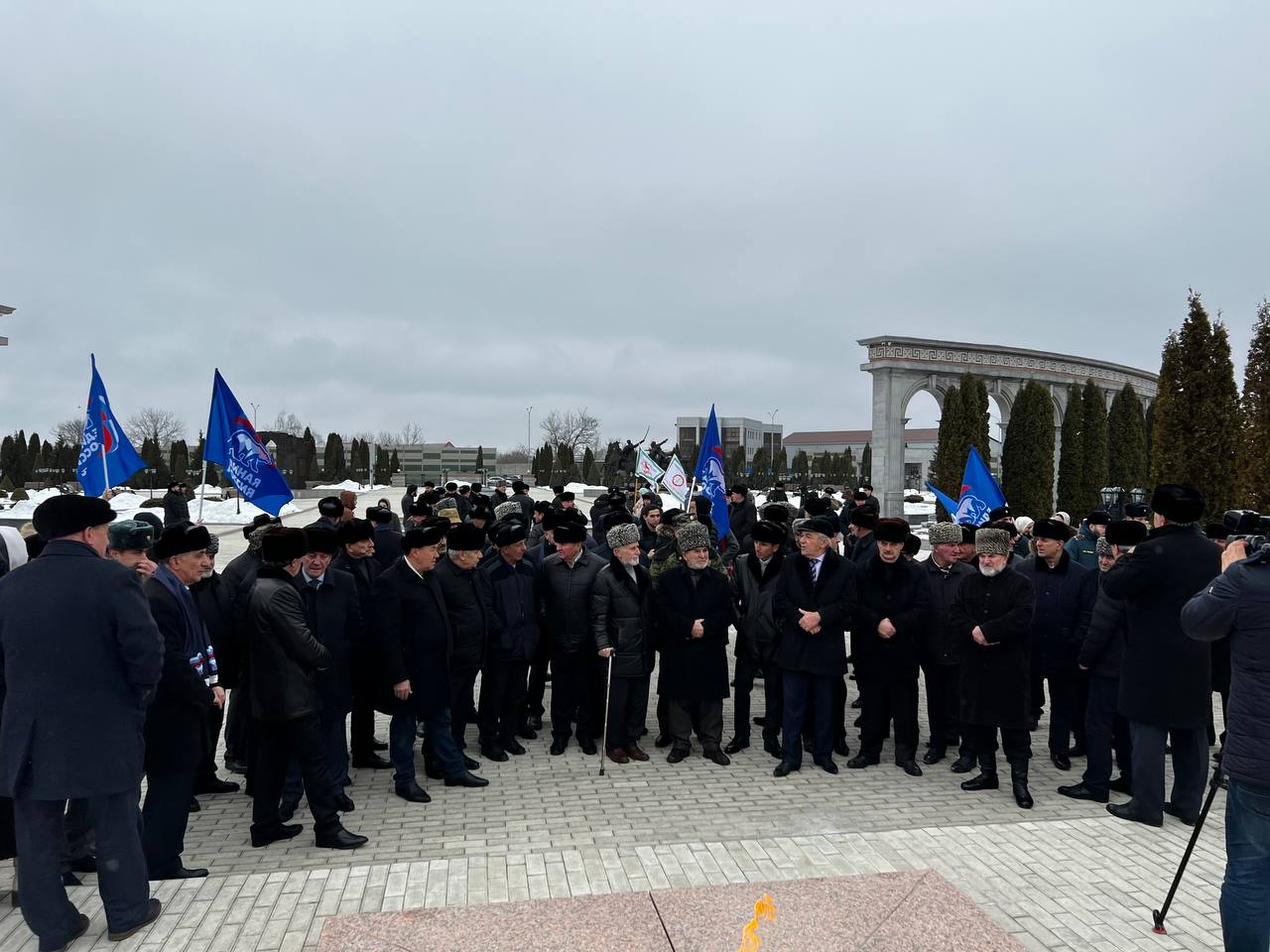 Единороссы приняли участие в митинге посвященному 34-ой годовщине вывода Советских войск из Афганистана.
